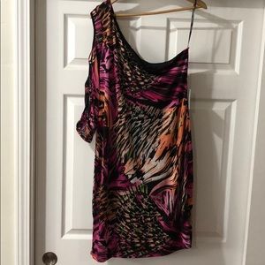 Forever 21+ One shoulder bodycon dress 2x